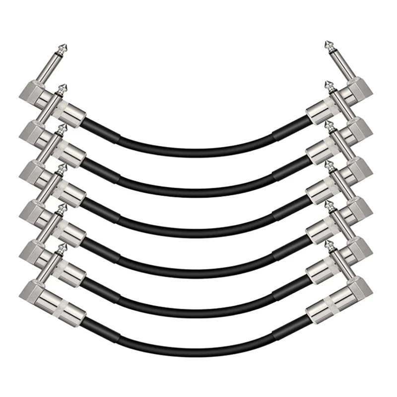 

Качественные 6-дюймовые шнуры для гитар, 10.6-дюймовые гитарные магнитные шнуры, соединительные кабели для педалей для гитары/педали для басо...