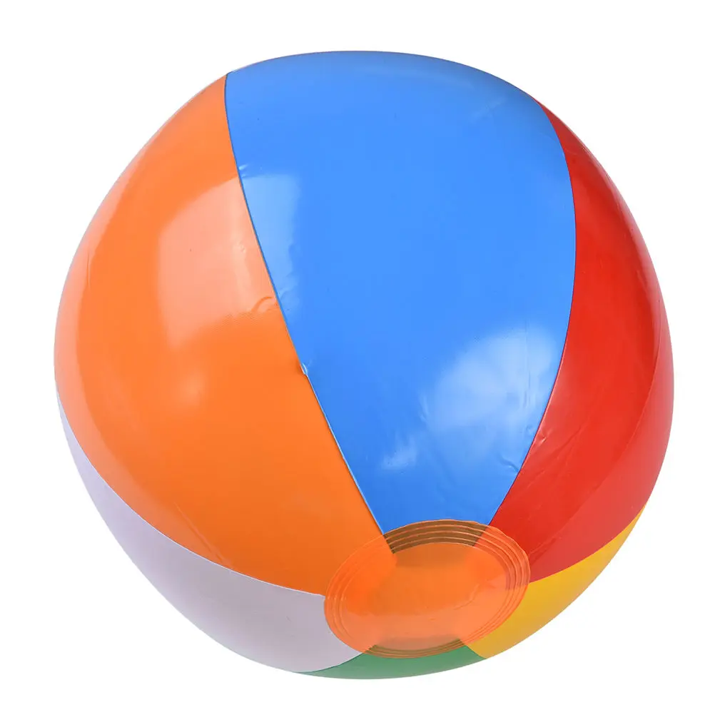 Colorful Baby Kids Learning Beach Pool Play Ball Inflatable Children Rubber Educational Soft Toys 23cm