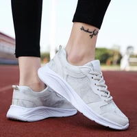 couple sneakers men women walking shoes mesh casual lace up jogging shoes outdoor athletic sneakers