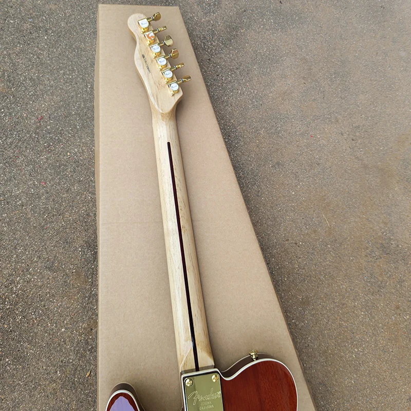 Электрогитара с кленовым грифом высокое качество имитация плеч на складе