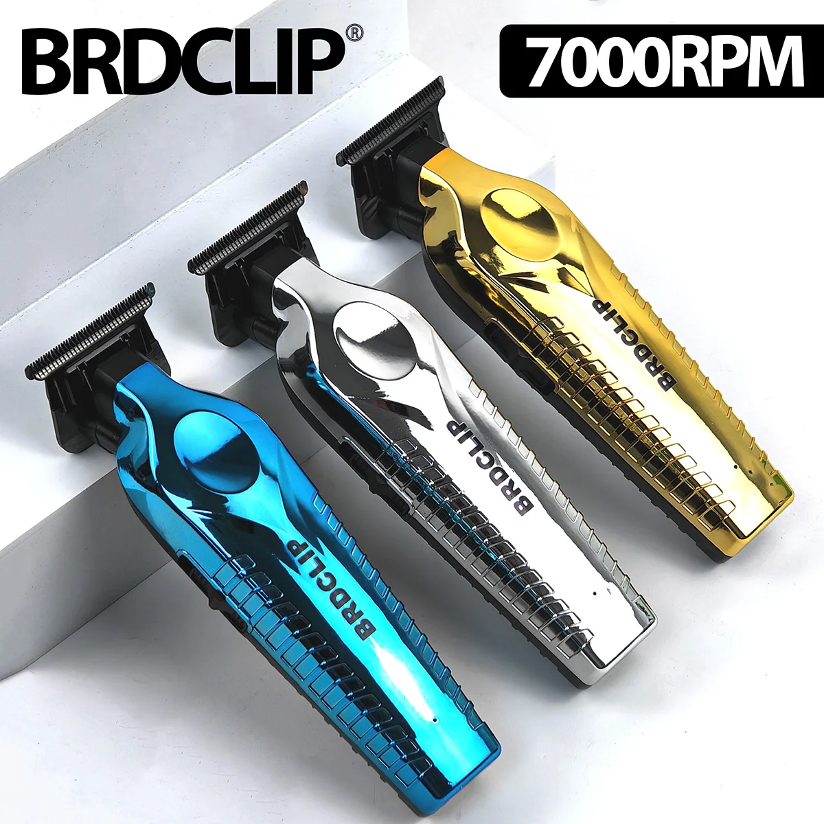 BRDCLIP 7000 об/мин 1200 мАч профессиональный триммер для волос машина резьбы по