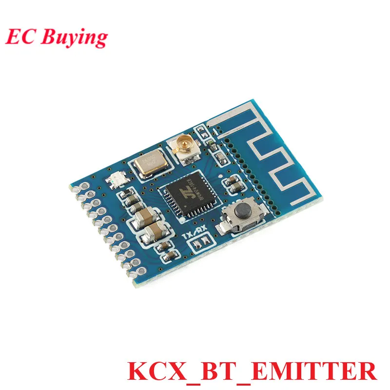 KCX_BT_EMITTER Bluetooth-compatible BLE 4.1 Audio Module Board Stereo GFSK Transceiver Transmitter Wireless Speaker Headphones
