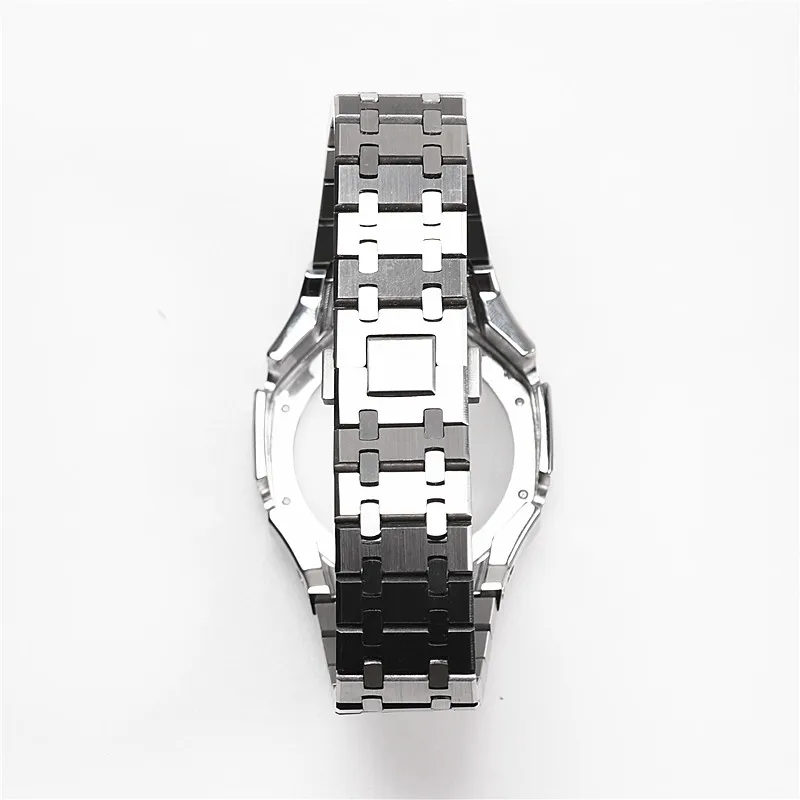 Metal 316L Stainless Steel Watchband Strap and Watch Case For Shock Ga2100 GA2110 Modified Farm Replacement Wholesale Parts