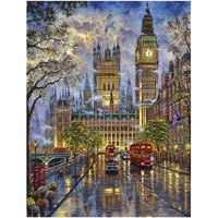 london diy 5d diamond painting kits art crafts for adults kids paint with diamonds dots full round drill wall decor gift supplie