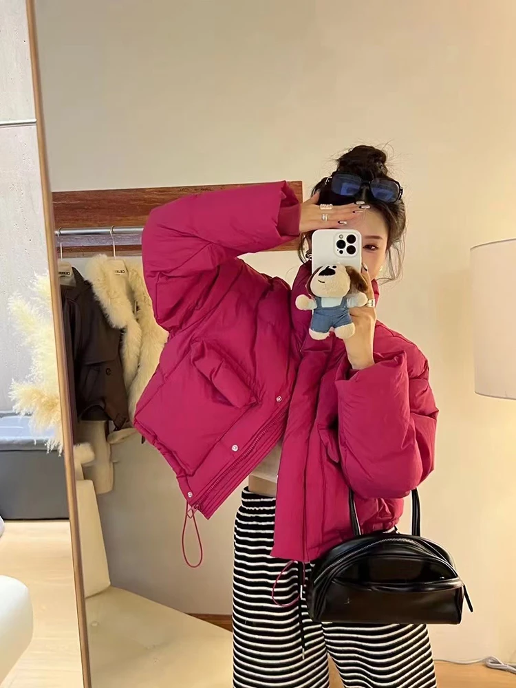 2024 новая корейская куртка на белом утином пуху Sle Dongdaemun женская короткая