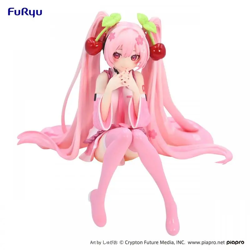 

Original Furyu Vocaloid Hatsune Miku Sakura Future Anime Action Figure Pvc Collection Model Children Toy for Gifts