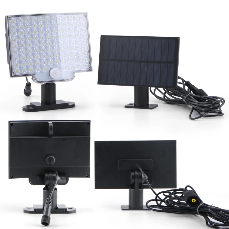 Прожектор с солнечной панелью водонепроницаемый Уличный настенный светильник