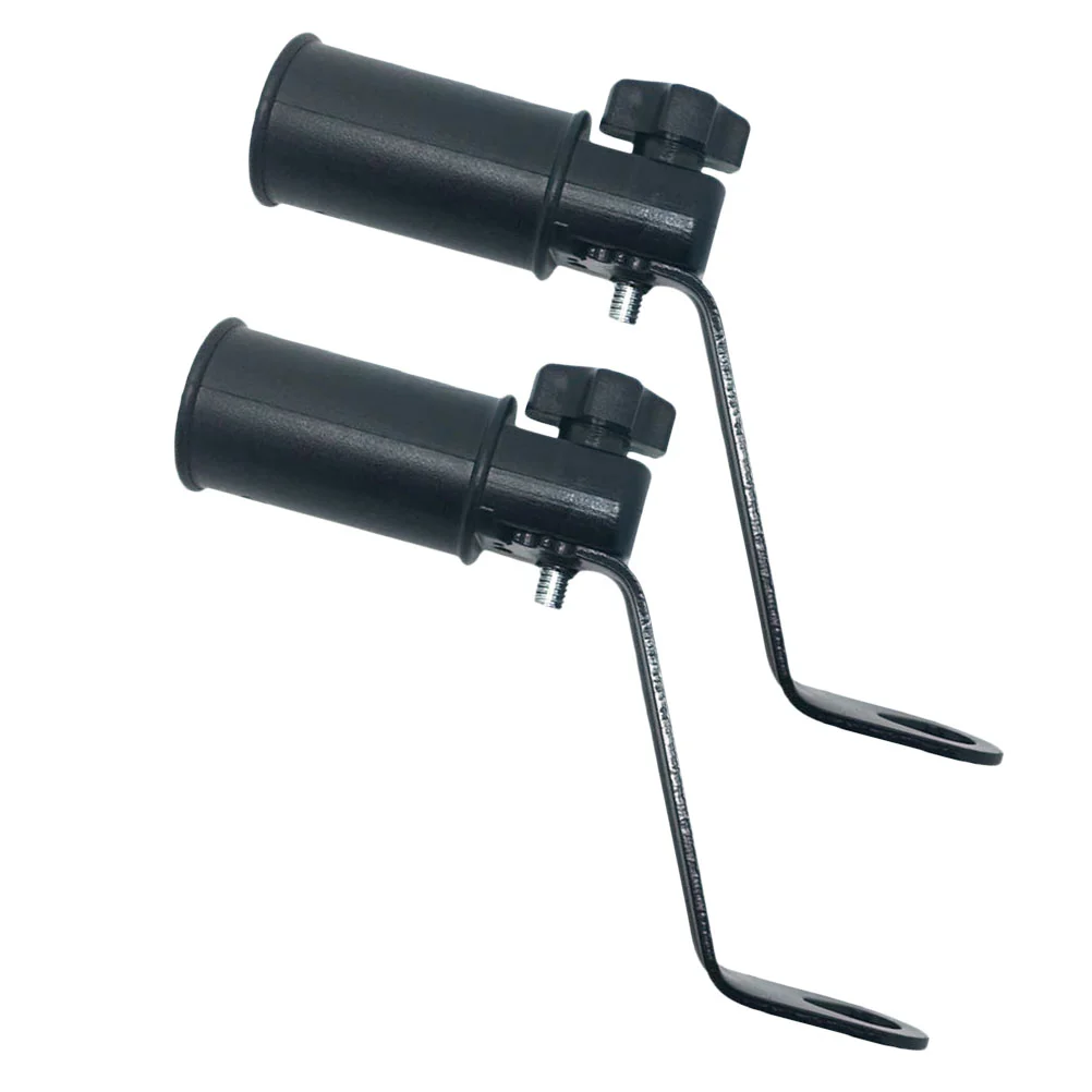 

2pcs Motorcycle Rearview Handlebar Mirror Motorbike Mount Adapter Headlight Expansion Bracket Phone Holder (Black)