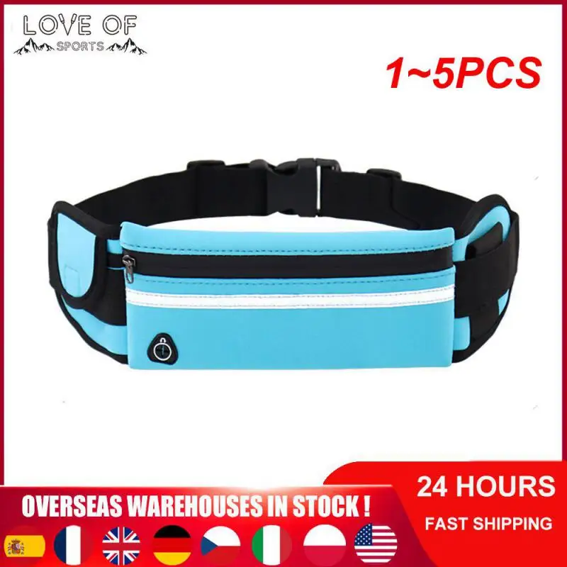 

1~5PCS Running Waist Bag Gym Fanny Outdoor Belt Bag Mobile Phone Pack for Men Women Running Jogging Run Pouch Hydration Cycling