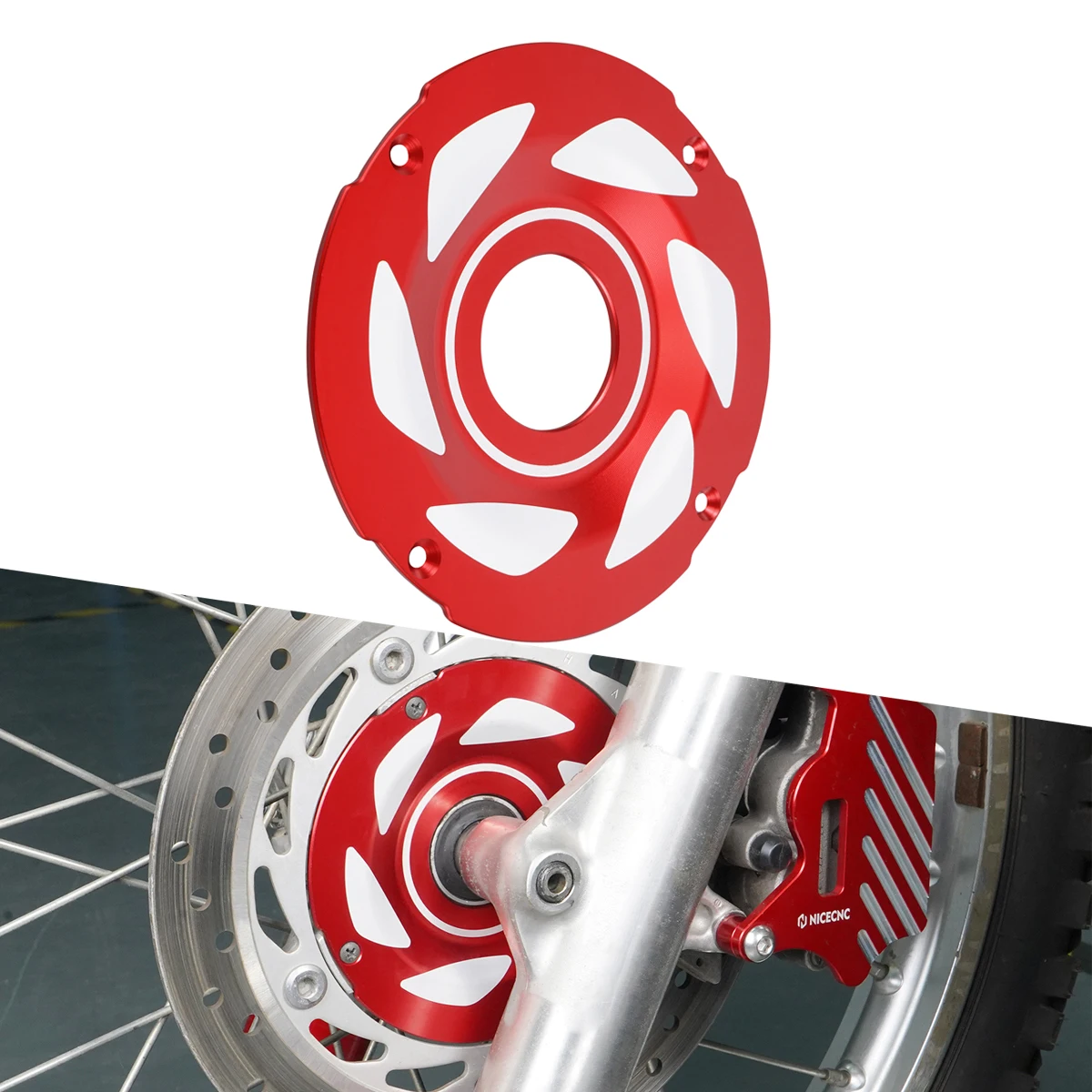 

Motorcycle Billet Aluminum Front Hubcap For Honda XR650L XR 650L 650 L 1993-2022 2021 2020 2019 Wheel Center Cover Accessories