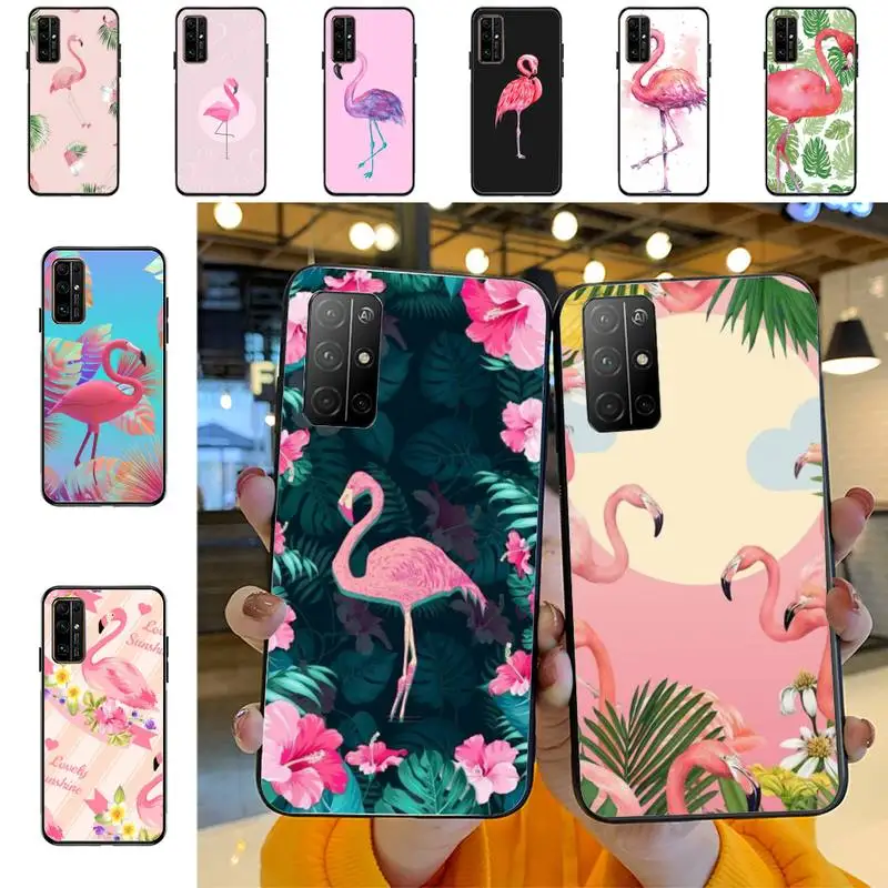 

Lovely Art Flamingo Phone Case for Huawei Honor 10 i 8X C 5A 20 9 10 30 lite pro Voew 10 20 V30