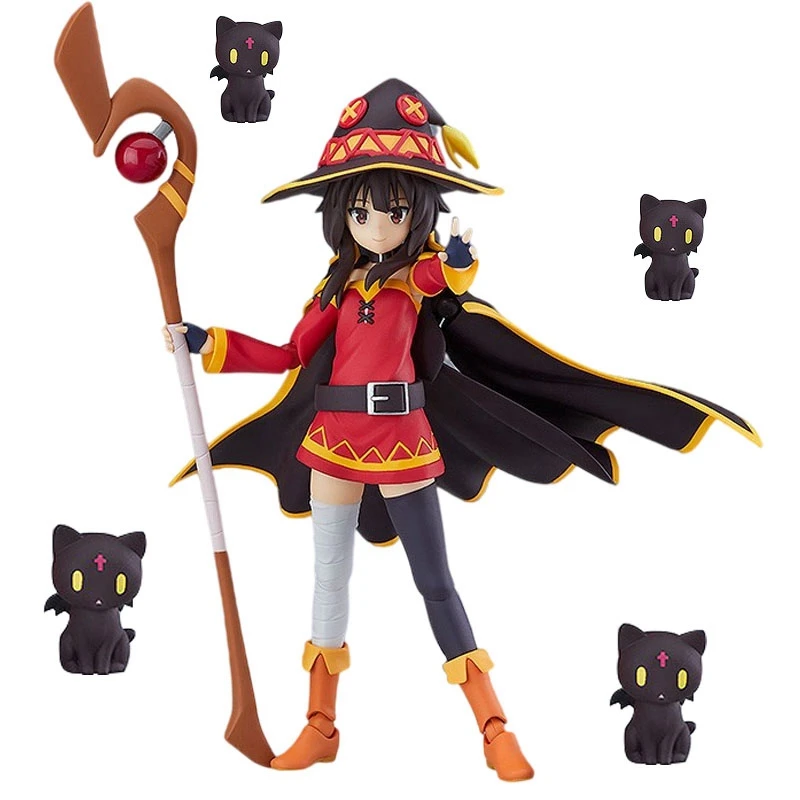 

Фигурка героя из аниме «благословения для красивого мира», Megumin, ПВХ, 12,5 см, милая волшебная девушка Лали, стоящая модель, игрушка, украшения, ...