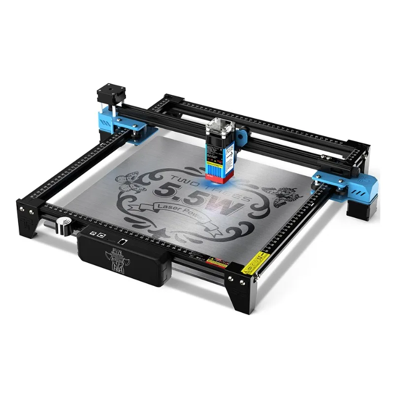 

TWOTREES DIY Laser Engraving Machine 15w TT Mini High Intensity Laser Engraver Diy Marking for Wood/Plastic/Paperox Horn/Leather