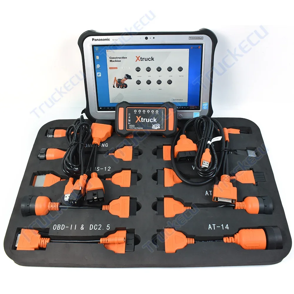 FZ G1 Tablet Y009 OBD2 Грузовик Строительный экскаватор Диагностический инструмент для hino