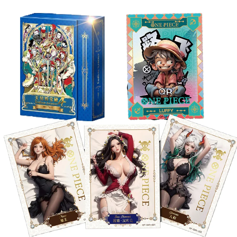 

Anime One Piece 26th Original Rare SXR SSP SP Anniversary Endless Treasure Fourth Bomb Luffy Nami Hancock Card Collectible Card