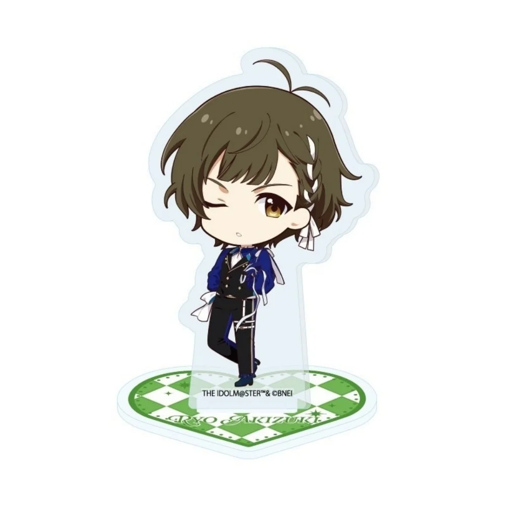 Фото Акриловая подставка Anime Idolmaster SideM с фигуркой Пьер Рё, 10 см, двусторонняя, декор для стола, брелок, коллекционные предметы для отаку. №5