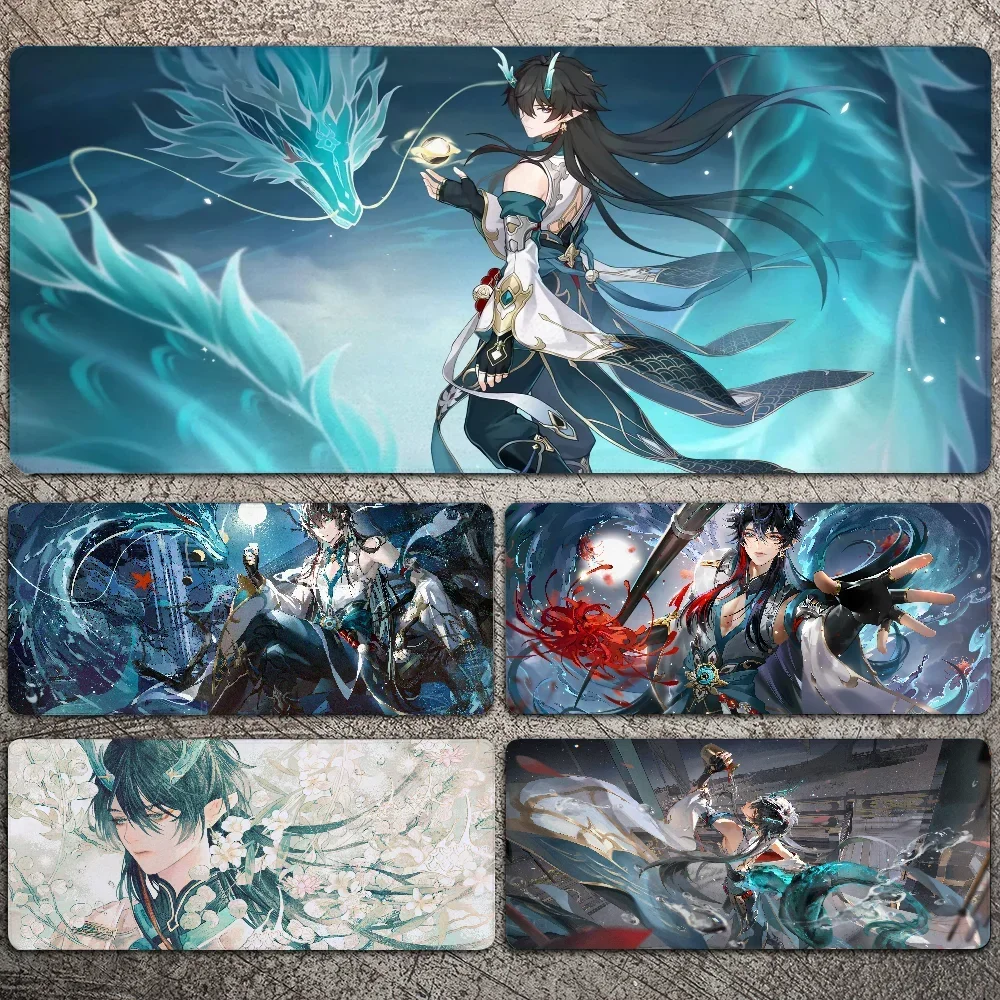 Коврик для мыши Honkai Star Rail Yinyue большой игровой коврик утолщенный компьютерной