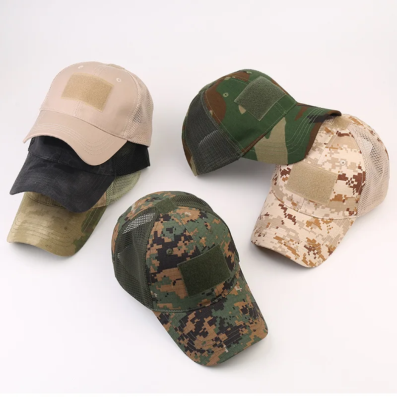 

Camouflage Tactical Hats Shooting Army Baseball Caps Outdoor Sport Military Sun Dad Hat Simplicity Camo Hunting Snapback Caps