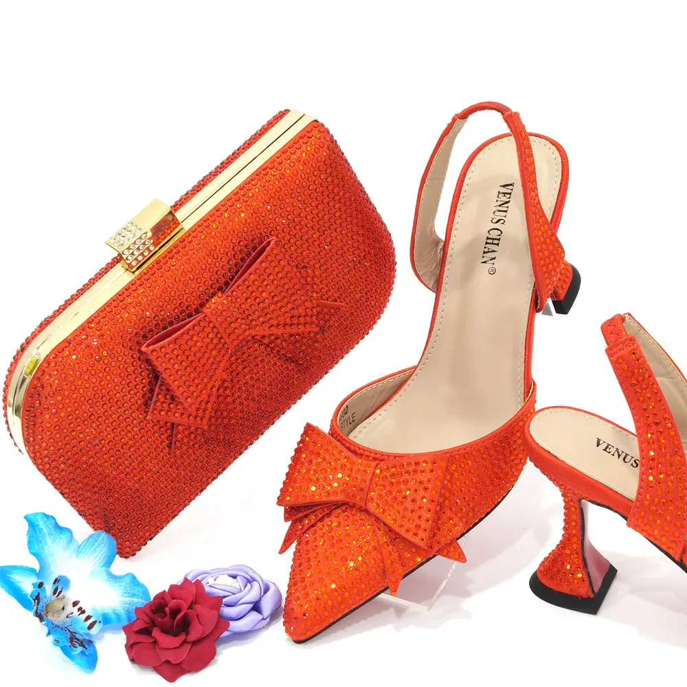 

Italian design Shoes and Bag Set African Matching Shoes and Bags Italian In Women Nigerian Fuchsia Shoes and Matching Bags