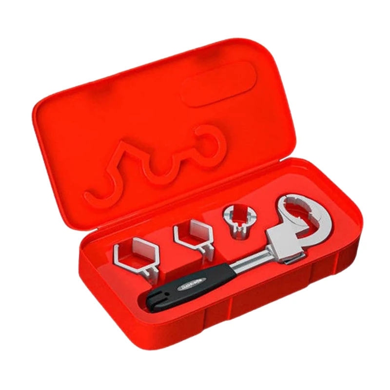 

3 In 1 Adjustable Wrench Multifunctional Aluminium Alloy Open End Spanner Water Pipe Wrench Bathroom Repair Hand Tools