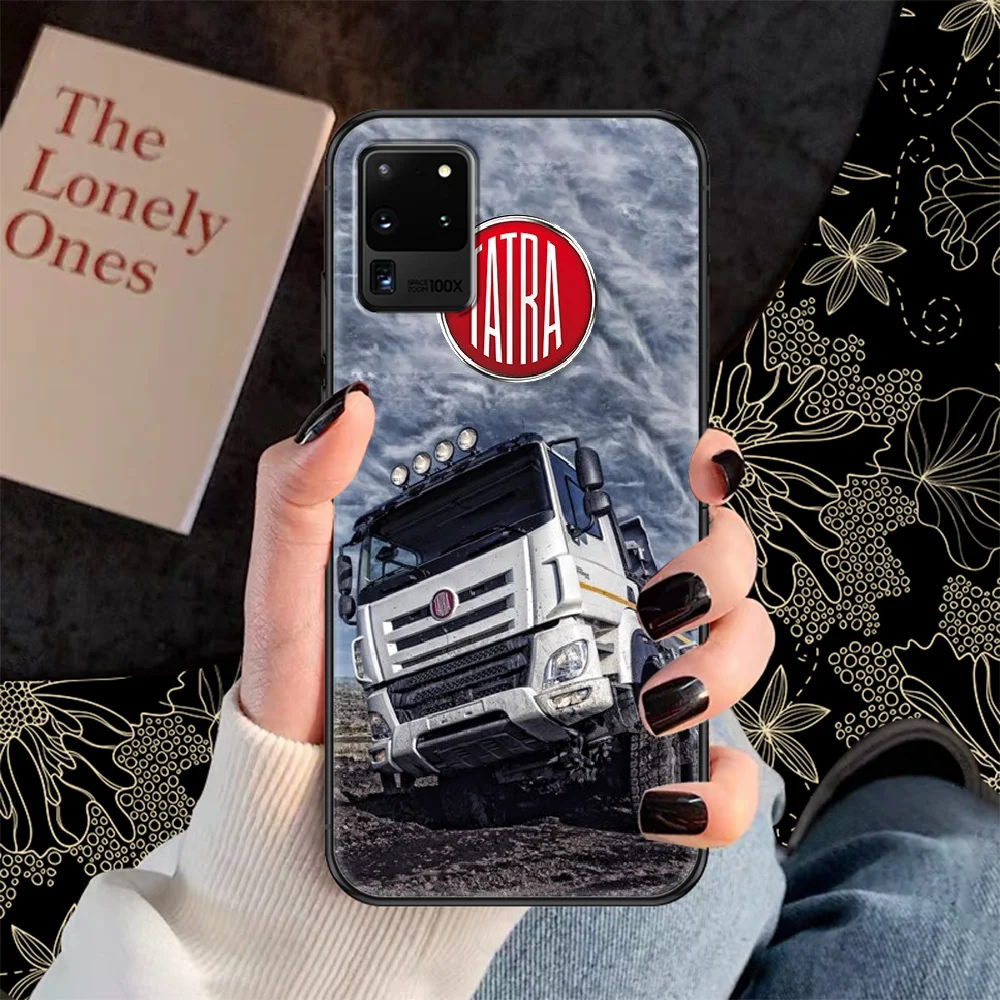 Truck TATRA Phone case For Samsung Galaxy Note 4 8 9 10 20 S8 S9 S10 S10E S20 Plus UITRA Ultra black art coque soft shell tpu images - 6