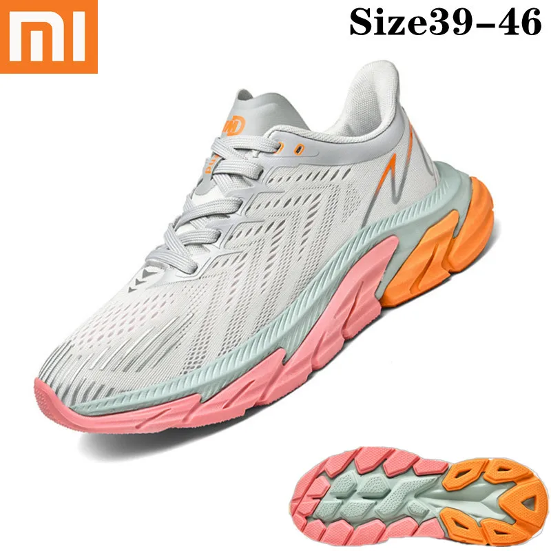 

XiaoMi Breathable Running Shoes Men Professional Running Sneakers Outdoor Big Size 39-46 Light Walking Footwears Mens Shoes