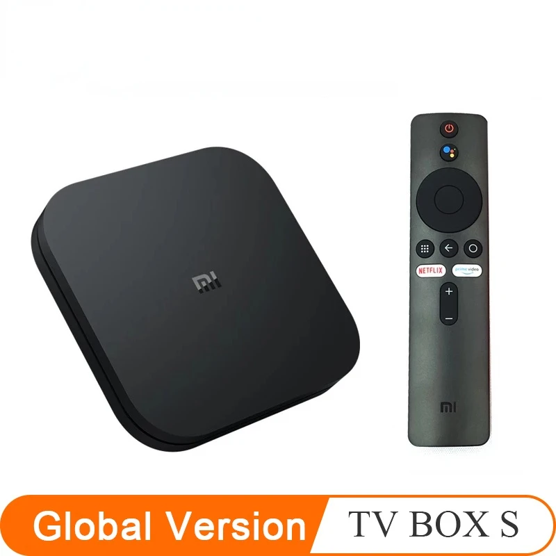 Оригинальная ТВ-приставка Xiaomi Mi TV Box S 4K HDR Android 8 1 Ultra HD 2G 8G WIFI Google Cast Netflix IPTV
