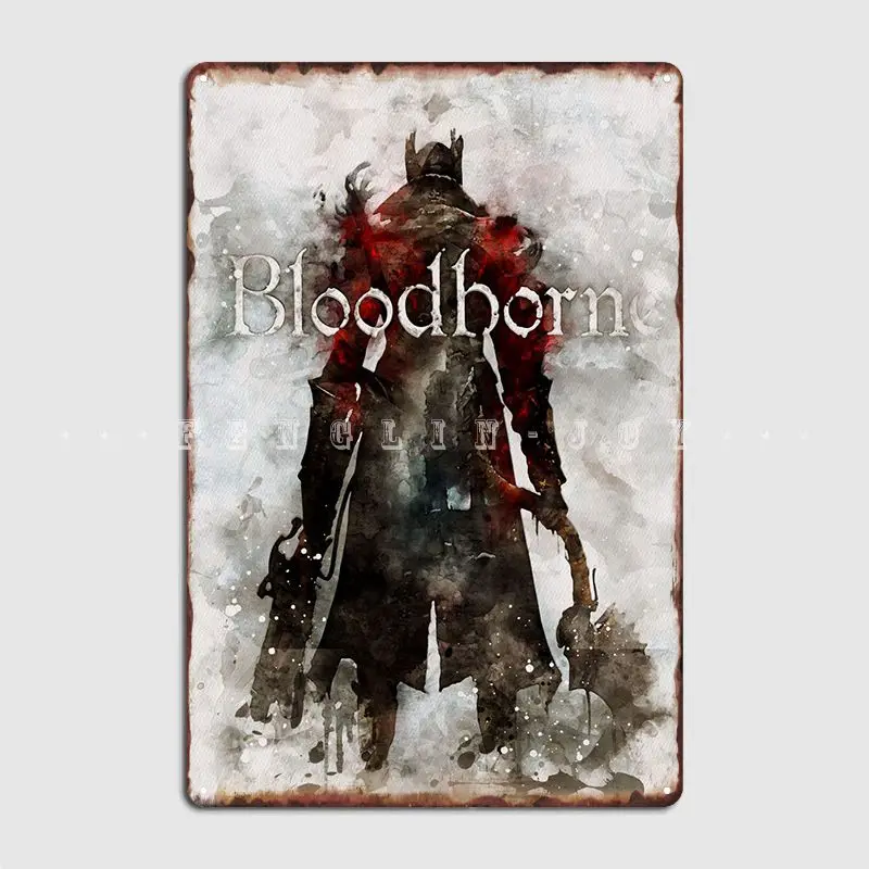

Bloodborne Metal Plaque Poster Plaques Club Customize Home Tin Sign Poster