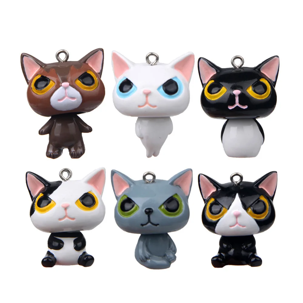 

Funny Cosplay Model Cat Head Penguin Bear Raccoon Body Shaking Heads Key Chain Action Figures for Kids Toys Women Car Keyring