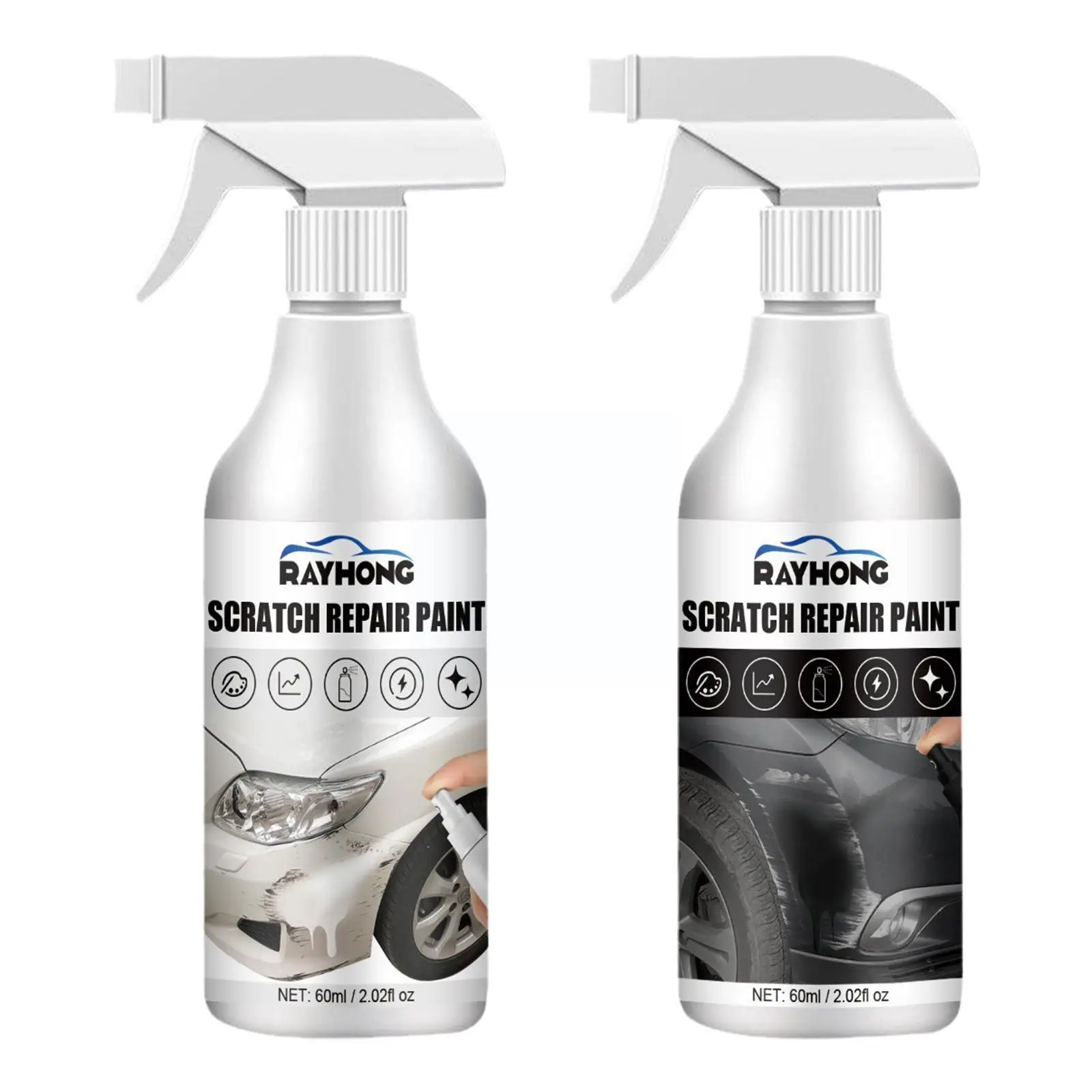 

60ml Car Scratch Repair Spray Black White Scratch Remover Car Self-Painting Car Protection Polishing Scratch F6S8