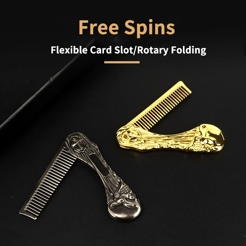 Складная Расческа для бороды из нержавеющей стали |