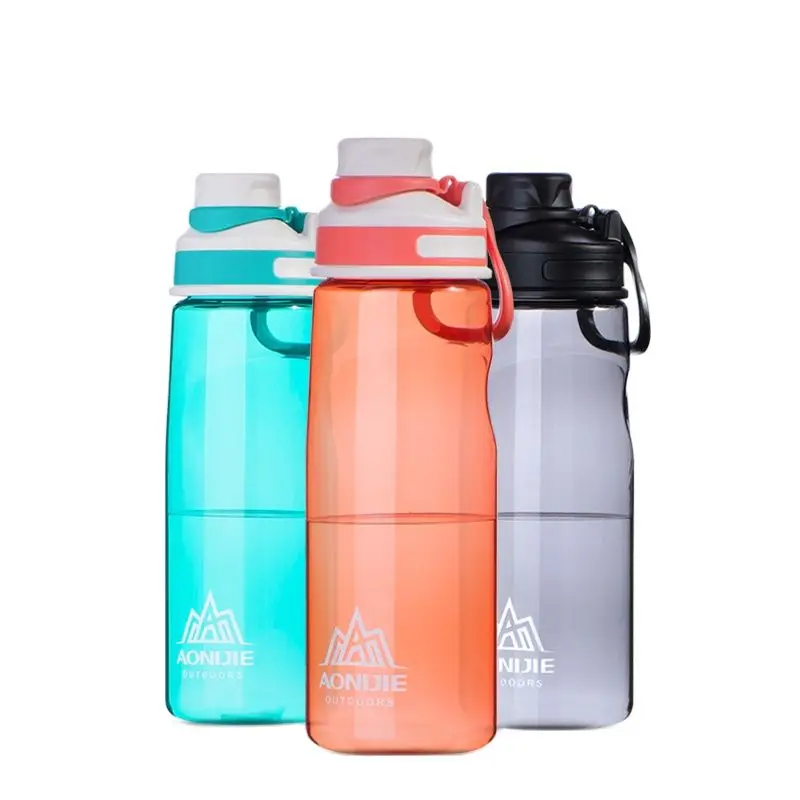 

Outdoor Sports Portable Leakproof Water Bottles Tritan Kettle BPA Free For Cycling Running Fitness Gym Shaker Drinkware Travel