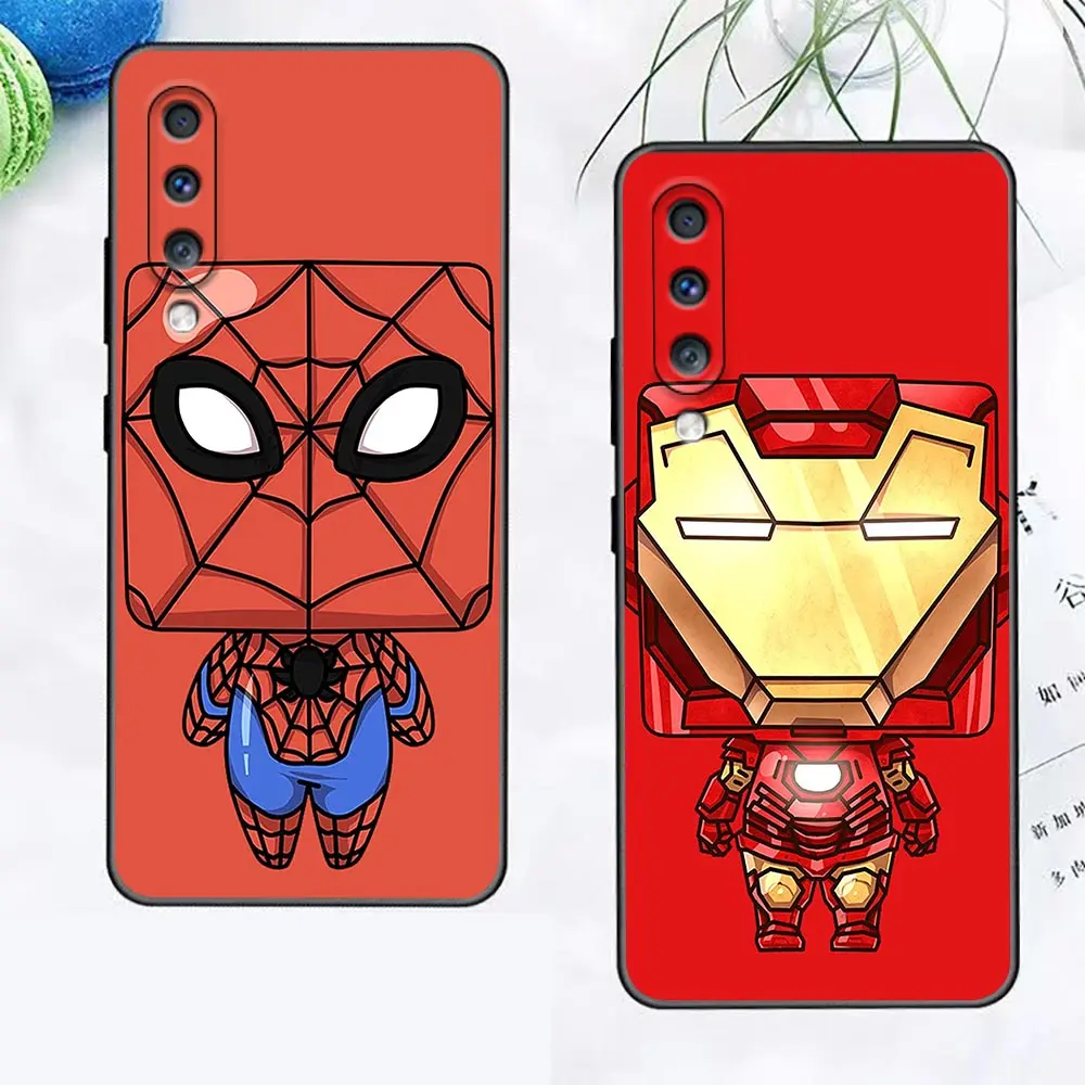 

Marvel Avengers Big Head Heros Cartoon For Galaxy A70 Case For Samsung Galaxy A90 A80 A70 S A60 A50 A40 A30 S A20 S E A10 Cover