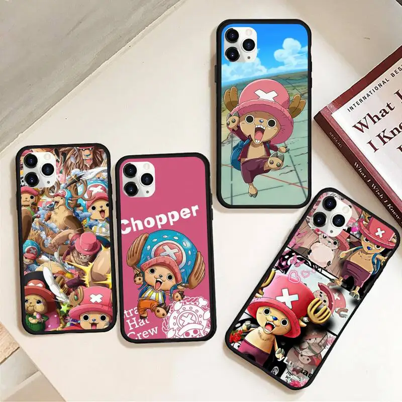 

Anime One Piece Tony Tony Chopper Phone Case Rubber For iphone 12 11 Pro Max Mini XS Max 8 7 6 6S Plus X 5S SE 2020 XR cover