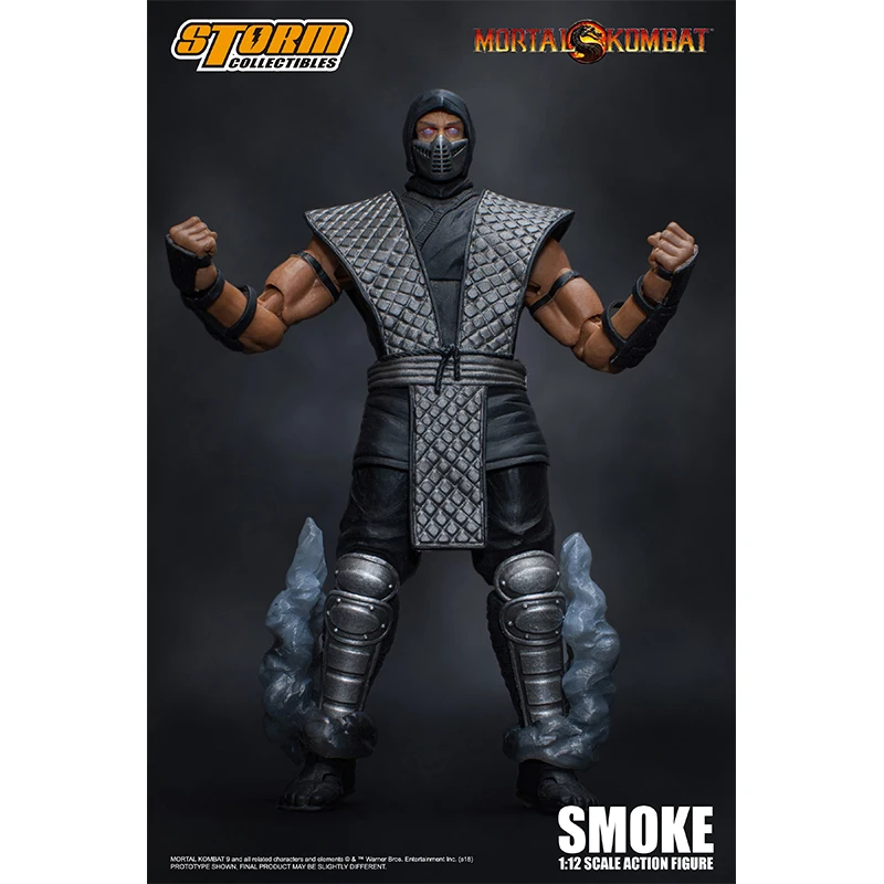 

Оригинальная женская модель 1/12 MORTAL KOMBAT - SMOKE NYCC 2018, фигурка модели, декоративная коллекционная игрушка, подарок на день рождения