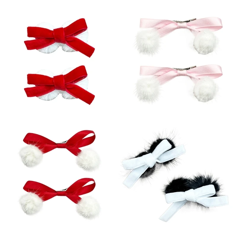 

MXMB Lovely Hair Clip Small Bowknot Hair Barrettes Children Side Hair Clip