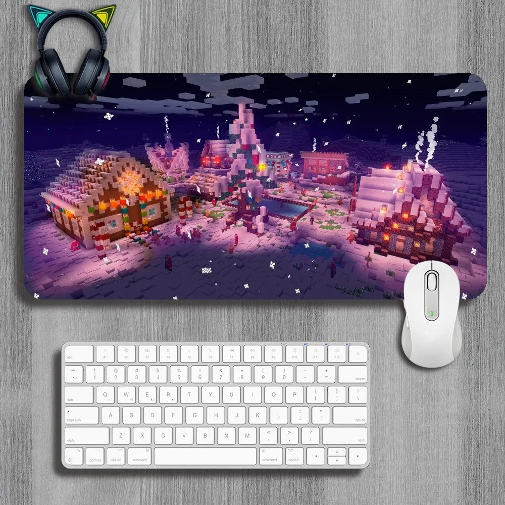 Игровой коврик для мыши M-Minecraft нескользящий утолщенный большой письма офиса