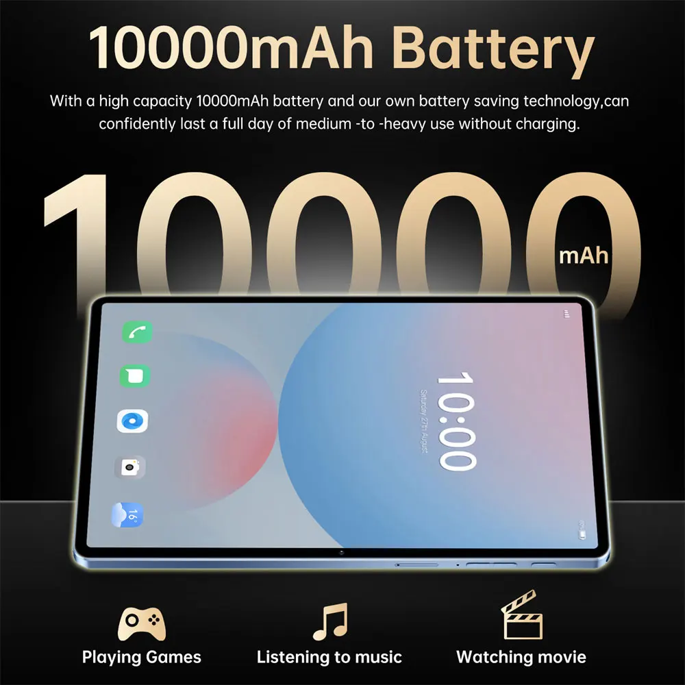 Pad 7s pro Global Version Оригинальные планшеты Android 15 Snapdragon 8 gen3 Tab 22 ГБ + 2 ТБ 5G Dual SIM 10000 мАч Wi-Fi Детский планшетный ПК (art.: 3920d2dd77b2a) - 3920d2dd77b2a