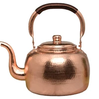 vintage large teapot tea pot set traditional handmade coffee pot copper tea jug with braided handle water jug metal teapots gift