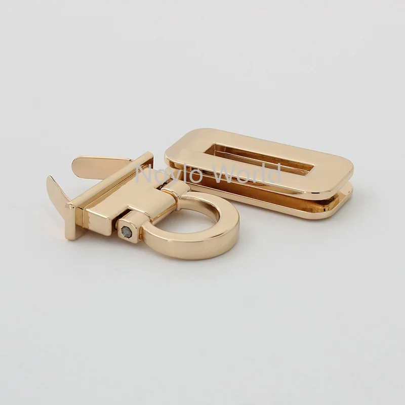 5-20-50sets 2 colors 31*15mm gold rectangle shape flip lock for woman handbag metal clasp purse accessories