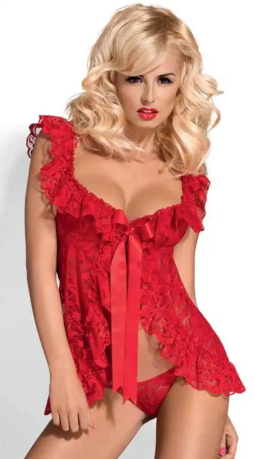 

Vixson Long Ribbon Sexy Nightgown