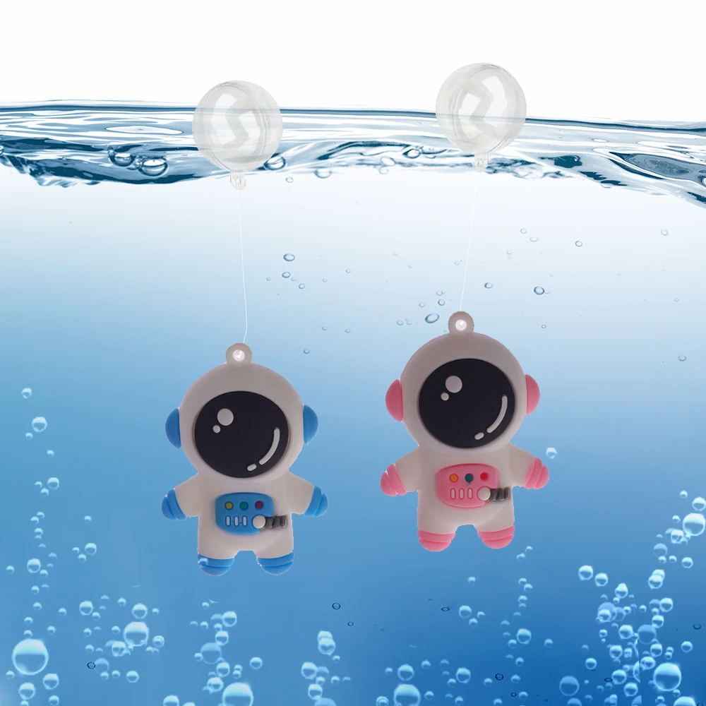 

2 Pieces Fish Tank Decorations Cartoon Astronaut Diver Cute Resin Floating Aquarium Ornament Pendant Fish Tank Accessories