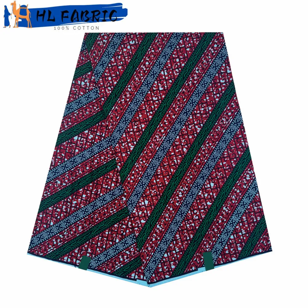 Африканская восковая ткань настоящий воск нигерийский оранжевый Анкара принты