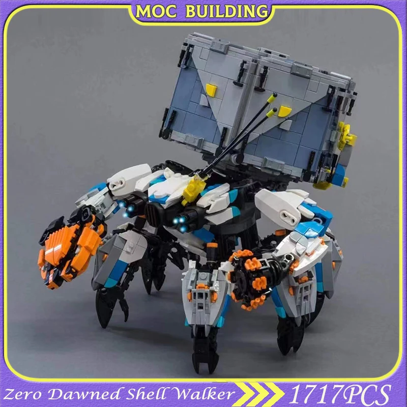 

Конструктор MOC Game Horizon Zero Расщепленный механический монстр, игровой конструктор «ходунки», набор строительных блоков «сделай сам», креативный подарок в сборе