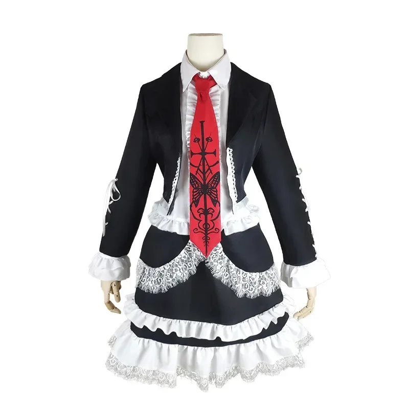 Danganronpa2 Аниме Косплей Celestia Ludenberg Женский костюм