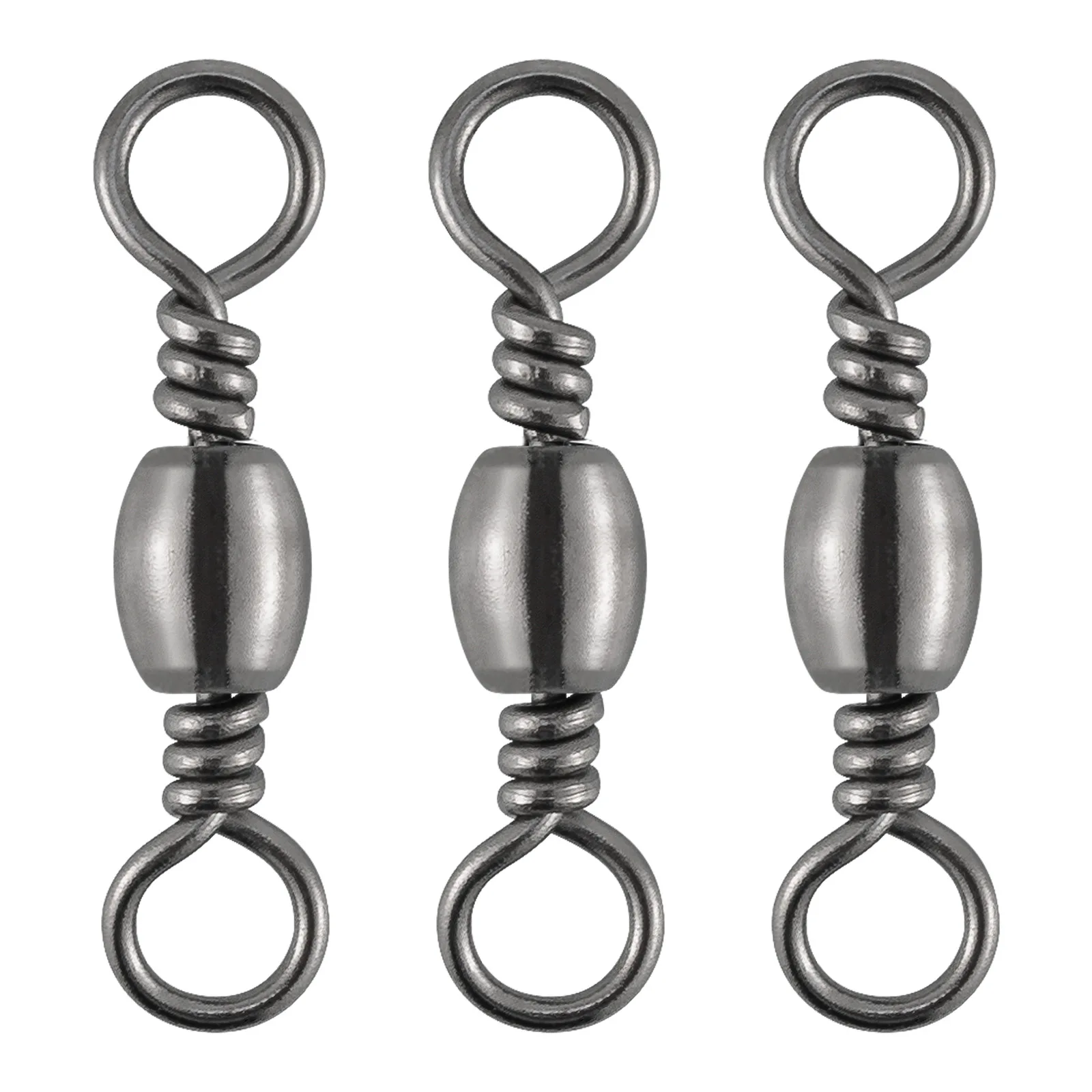 50/100 шт. высокопрочные рыболовные Вертлюги #1-#6/0 вертлюг из нержавеющей стали