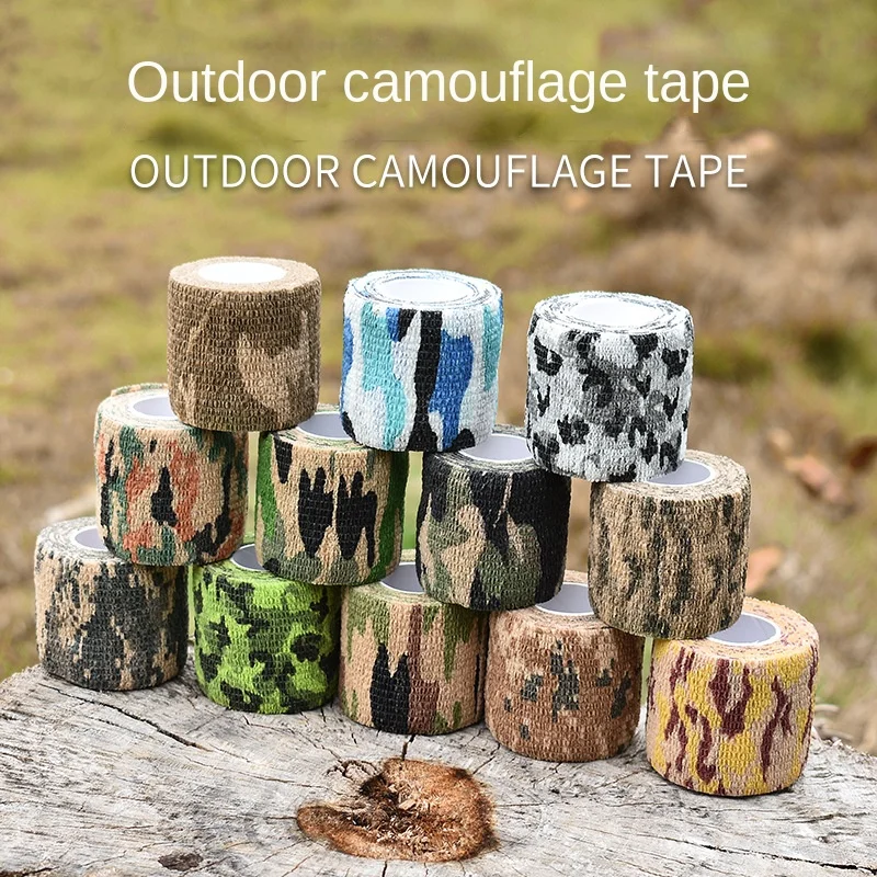 

Self-adhesive, non-woven, stretchable outdoor camouflage tape Bicycle sticker tape