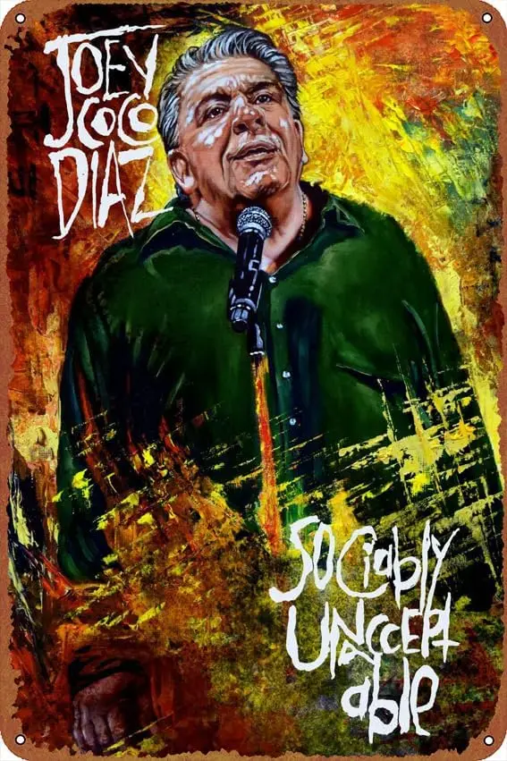 1p Joey Diaz: Социоably незаконченный жестяной постер для украшения дома - изысканная