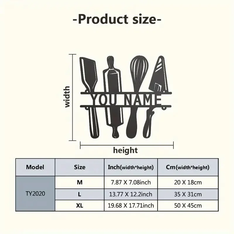 Декоративные металлические художественные знаки для кухни дома ресторана