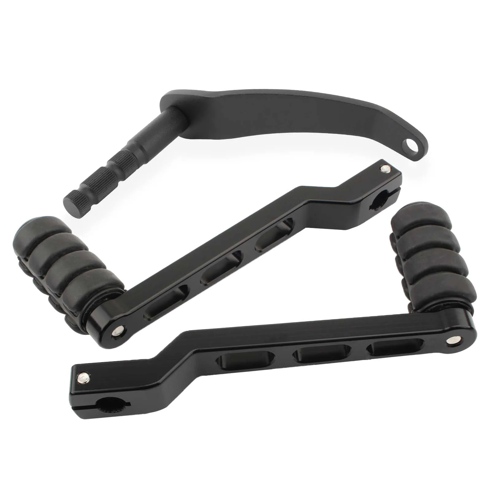 

Мотоциклетный рычаг переключения передач на каблуке, рычаг переключения передач, Черная/хромированная рукоятка для Harley Softail Slim FLSL Fat Boy Deluxe Heritage 2018-Up